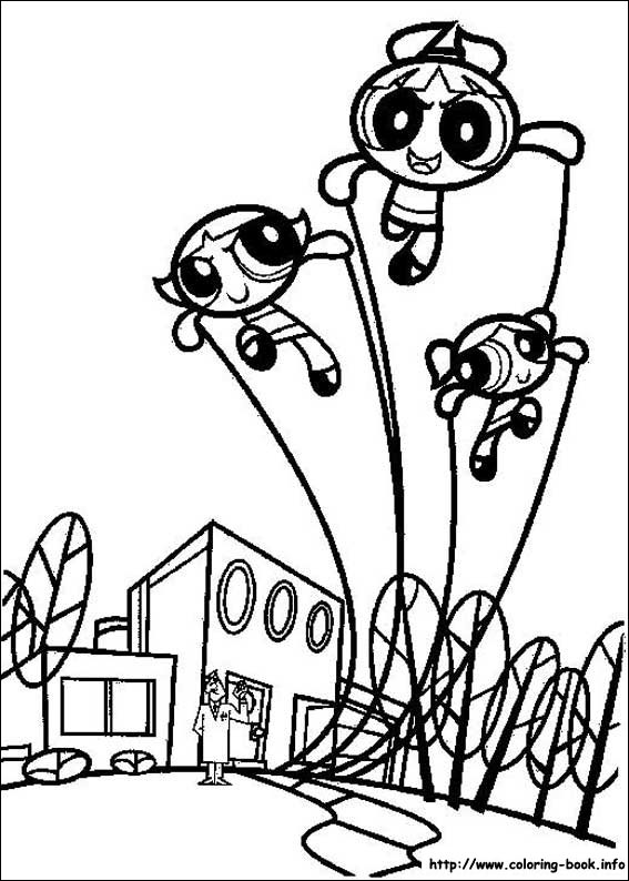 Powerpuff Girls coloring picture